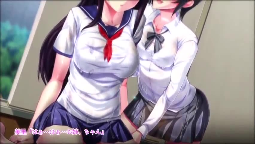 Wet Sisters THREAT R*PE (Motion Comic Version) / Мокрые сестры угрожают изнасилованием ~ Красивые сестры, известные в районе, которых трахнул мой тесть ~ (Версия комикса)